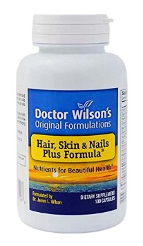 Dr Wilson's Original Formulations Hair, Skin and Nails Plus Formula Nutritional Supplement, 100 Count