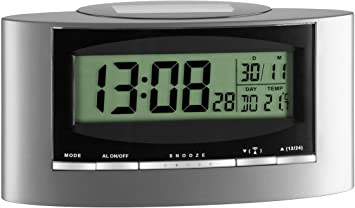 TFA 98.1071 Radio-Controlled Solar-Powered Alarm Clock