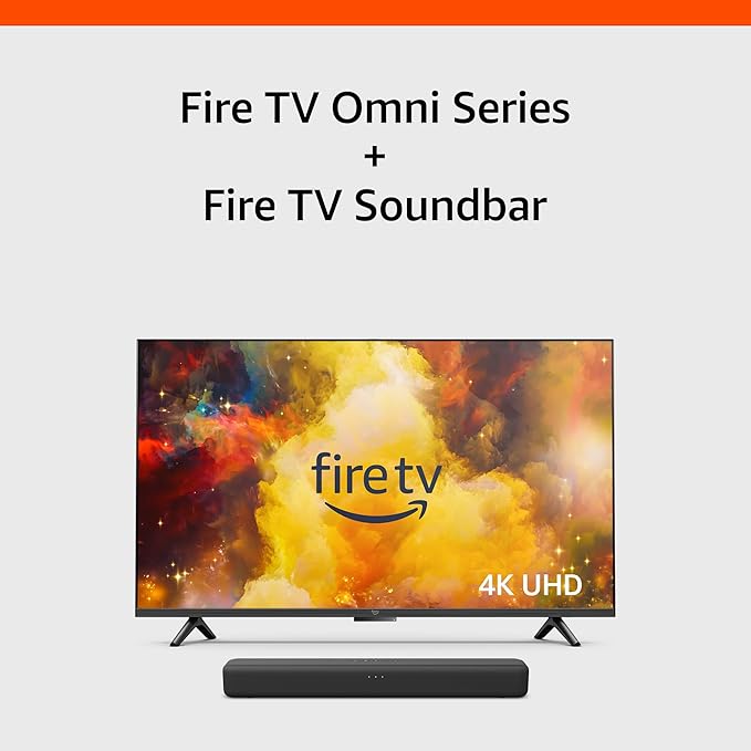 Amazon Fire TV Omni Series 43" with Fire TV Soundbar