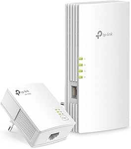 【2024 Nue】 TP-Link TL-WPA7817 Kit| AV1000 Powerline AX1500 Wi-Fi 6 Kit| hasta 1000 Mbps en una Longitud de línea de hasta 300 Metros|AX1500 de Doble Banda|Plug&Paly|Compatible con EasyMesh