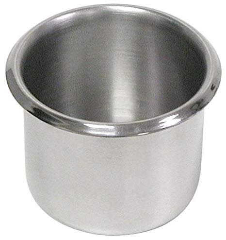 Trademark Poker Stainless Steel Cup Holder(2-1/4 inches tall)