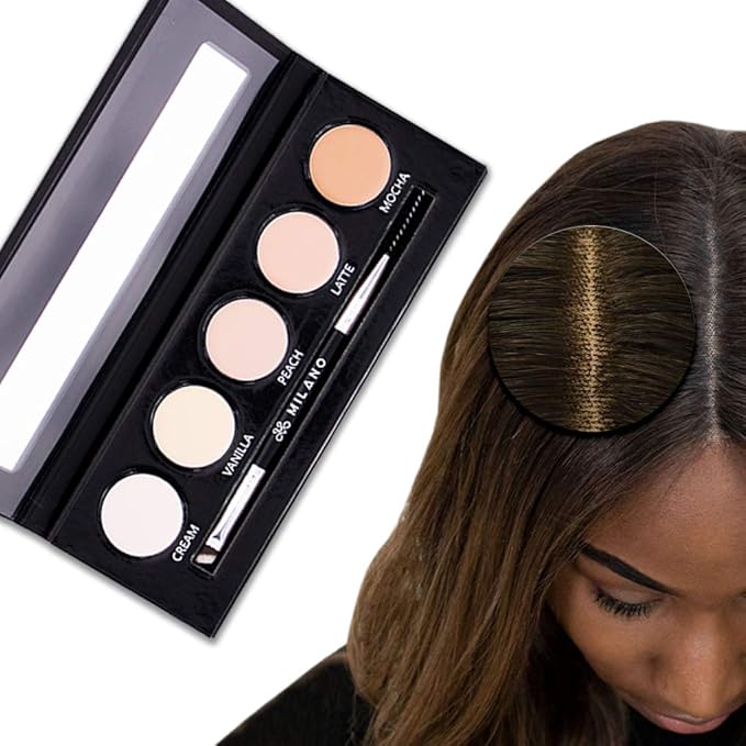 MILANO COLLECTION Wig Cream Knot Concealer Palette for Lace Wigs and Frontal Part and Hairline