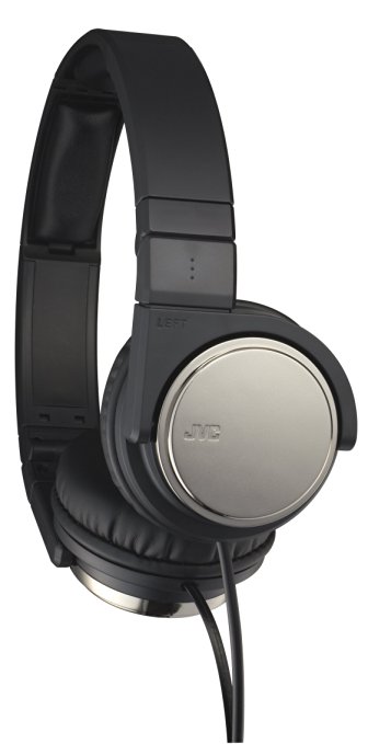 JVC Victor Head-band Portable Headphones | HA-S500-Z Gunmetallic (Japanese Import)