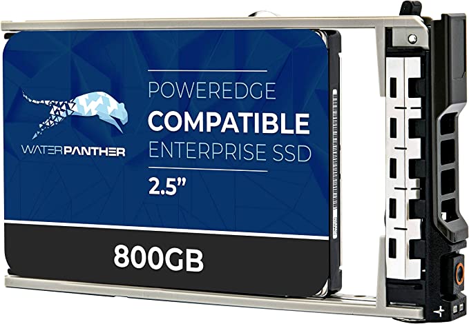 800GB SAS 12Gb/s 2.5" SSD for Dell PowerEdge Servers | Enterprise Solid State Drive in 13G Tray Compatible with 400-ALXT 719JX 400-ALXN 0FRVY PX04SM R630 T630 R730 R730XD