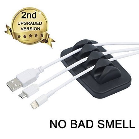 Goldenwide The 2nd Version Cordies Cable Organizer - Best Desk Cable Management System for Power Cords and Charging Accessory CablesNO BAD SMELL