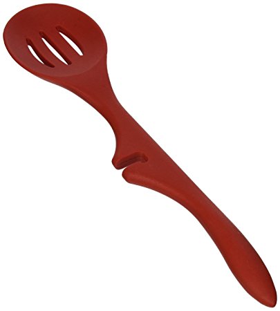 Rachael Ray Tools and Gadgets Lazy Slotted Spoon, Red