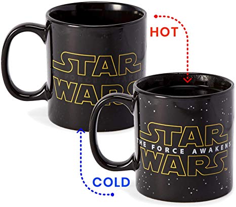 Star Wars Force Awakens Logo Heat Change 20oz Ceramic Coffee Mug