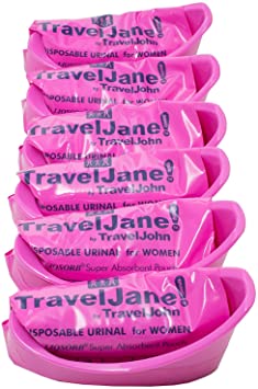 TravelJane Disposable Urinal (TJ1R) - 6 Pack