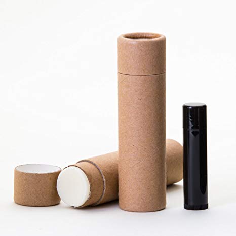 2 OZ Kraft Paperboard Lip Balm/Deodorant/Cosmetic/Lotion Tubes x12