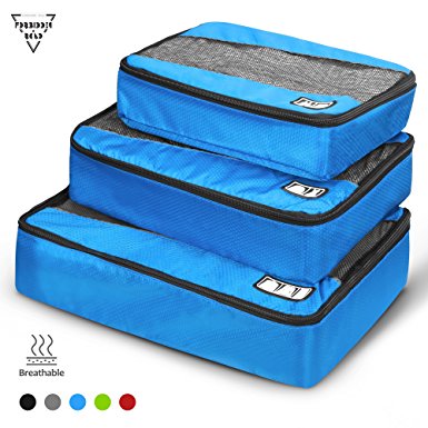 Forbidden Road Packing Cubes Travel Accessories Packing Cubes Organizers Folders Durable Compression Cubes Pouches Portable