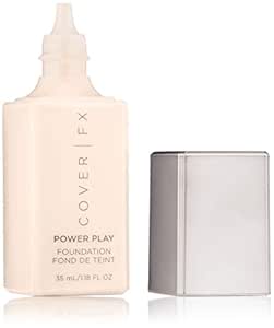 Cover FX Power Play Foundation: Full Coverage, Waterproof, Sweat-proof and Transfer-Proof Liquid Foundation For All Skin Types N0, 1.18 fl. oz.