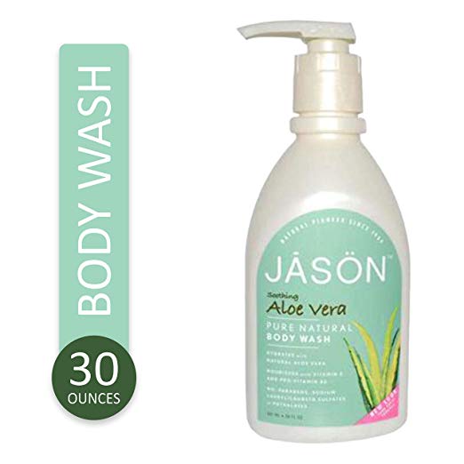 Jason Natural Products Aloe Vera Satin Shower Body Wash 887 ml (packaging may vary)