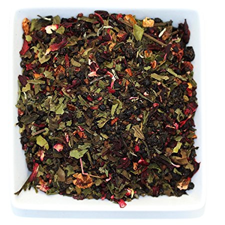 Tealyra - White Garden Bouquet - Fruity White Loose Leaf Tea Blend - Hibiscus - Strawberry - Raspberry - Antioxidants and Vitamines Rich - All Natural Ingredients - 110g (4-ounce)