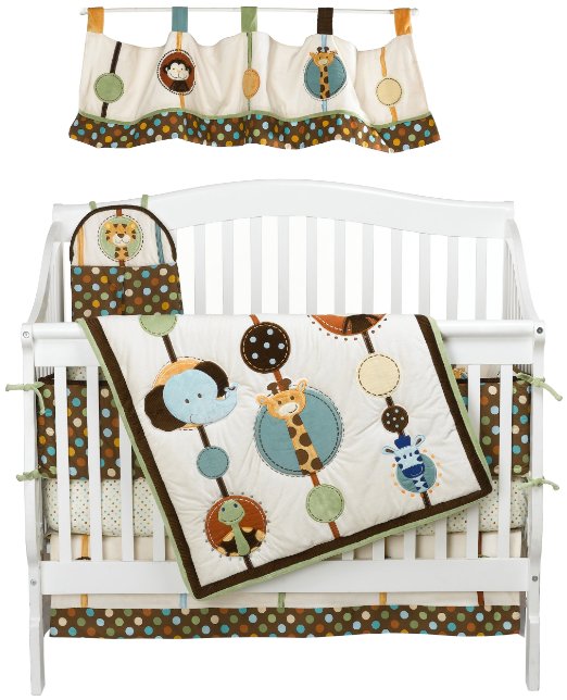 NoJo Jungle Tales 6 Piece Crib Set (Discontinued by Manufacturer)