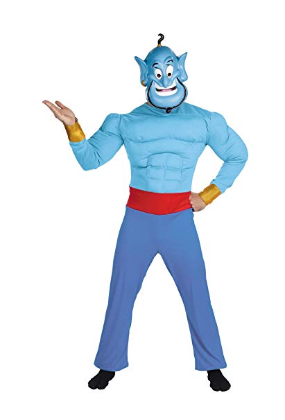 Aladdin - Genie Adult Muscle Chest Costume