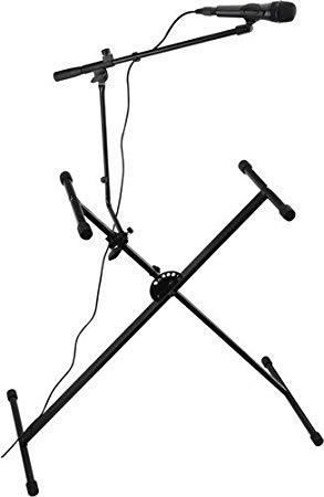 Spectrum AIL KS Adjustable Keyboard Stand with Microphone Boom Arm