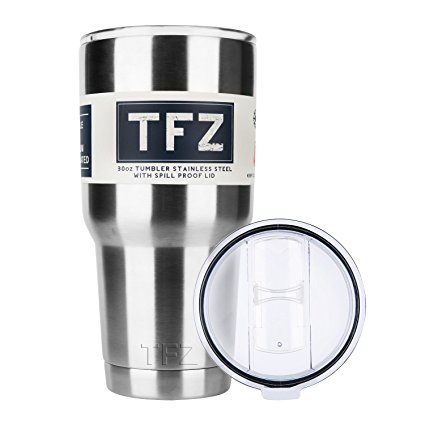 Insulated Coffee Mug & Beer Mug 30oz Large Capacity - Keeps Beer Ice Cold and Tea Coffee Hot Double Wall Vacuum Stainless Steel Cup by TFZ