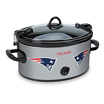 Crock-Pot New England Patriots NFL 6-Quart Cook & Carry Slow Cooker