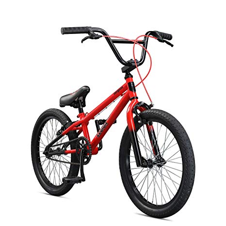 Mongoose Legion Freestyle BMX Bike Line for Kids, Featuring Hi-Ten Steel Frame with Micro Drive 25x9T or 36x16T BMX Gearing, 16-18-20-Inch Wheel Sizes, Multiple Colors Available
