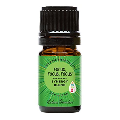 Focus, Focus, Focus OK For Kids Synergy Blend Essential Oil by Edens Garden - 5 ml