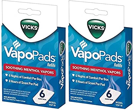 Pads, 6 Count – Soothing Menthol, VSP-19 (Pack of 2)