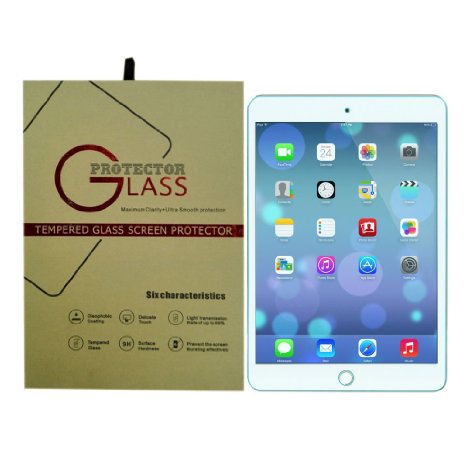 iPad Mini 4 Screen Protector,Nozza Tempered Glass Screen Protector for Apple iPad Mini 4 2015 New 0.33mm 2.5D Rounded Edge (1-Pack) [Lifetime Warranty]