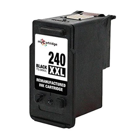 myCartridge Remanufactured Canon PG-240XXL Extra High Yield ink cartridge 5204B001 for use in PIXMA MG2120 MG2220 MG3120 Series Printer
