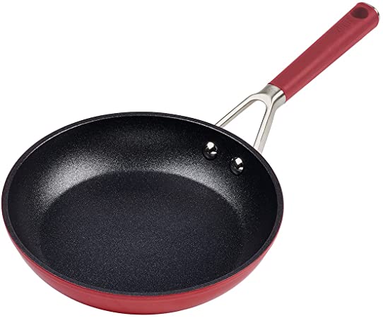 Ninja Foodi ZEROSTICK Vivid 20cm Frying Pan [C20020UK] Deep Red, Non-Stick, Induction Compatible