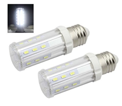 Bonlux Screw Socket 110v E27 E26 LED Household Light Bulb 6w Daylight 6000k LED Corn Bulb 50w Equivalent 6 Watts Pack-2