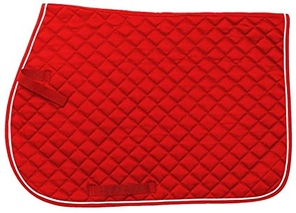 Tough 1 EquiRoyal Square Quilted Cotton Comfort English Saddle Pad