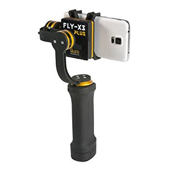 Ikan FLY-X3-PLUS-KIT 3-Axis Smartphone Gimbal Stabilizer, Extra Battery, Black