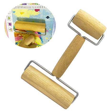 5D Diamond Painting Wood Roller, Ideal for DIY 5D Diamond Painting Kits for Adults Rhinestone Embroidery Paintings By Number Kits Full Drill and Partial Drill