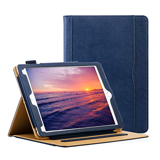 iPad 9.7 Case,iPad 2018 / 2017 Case,iPad 6th / 5th Generation Case - [Corner Protection] Stand Folio Cover Case with Auto Wake / Sleep for Apple iPad 9.7 inch,iPad Air 2 / iPad Air,Blue