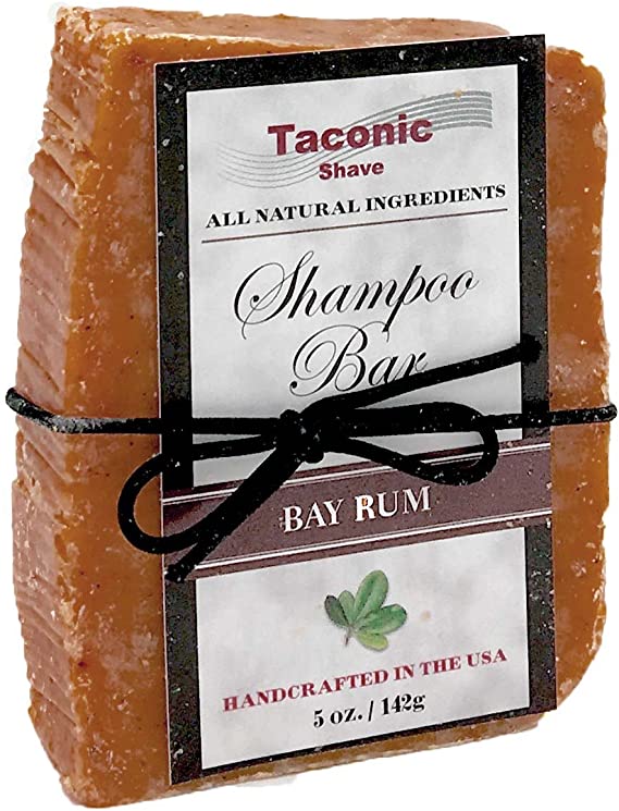 Taconic Shave Bay Rum Shampoo Bar - All Natural/Handcrafted - 5.0 oz.