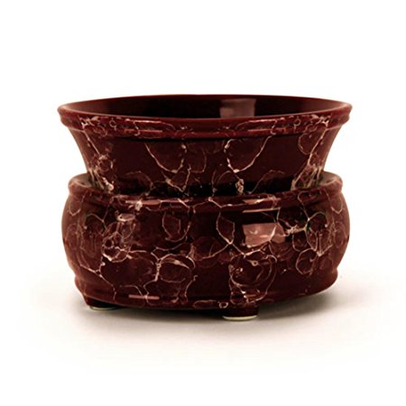 Marble Burgundy 2 Piece Electric Candle and Tart Warmer