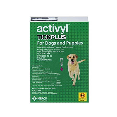 Activyl Plus Over 44.1 Lb And Up To 88 Lb 6pk Dogs