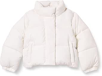 Amazon Essentials Girls and Toddlers' Cropped Puffer Jacket