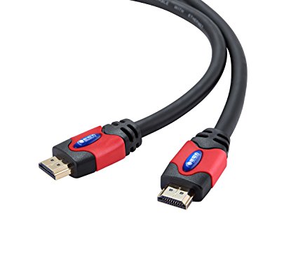 HDMI Cable 6 ft/1.83m),BUSUQ HDMI 26AWG With Ethernet, CL3-1.3V-1.4V-2.0V 4K 3D