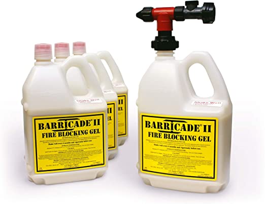 Barricade Fire Gel - Thermal-Protective Coating Provides Dead-Stop Fire Protection on Everything It Coats (Full Kit)