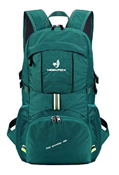 NEEKFOX Lightweight Packable Travel Hiking Backpack Daypack - 35L Foldable Camping Backpack Ultralight Sport Outdoor Backpack