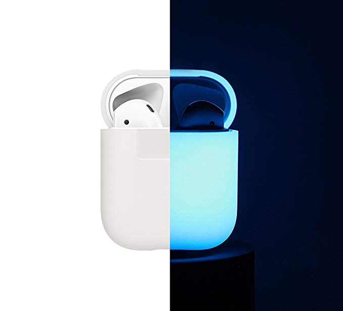 elago AirPods Silicone Case [Nightglow Blue] - [Extra Protection] for AirPods Case