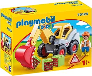 Playmobil 1.2.3 Shovel Excavator