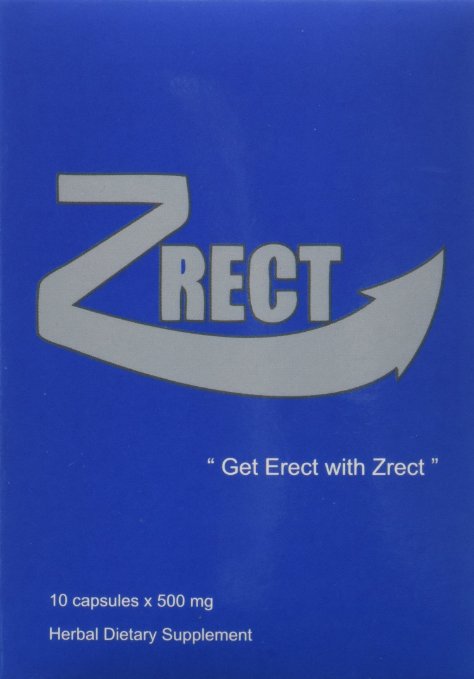 Zrect Natural Male Enhancer and Testosterone Booster 10 Caps Works in Minutes Lasts for Days