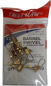 Barrel Swivel W/Interlock SNAP-10