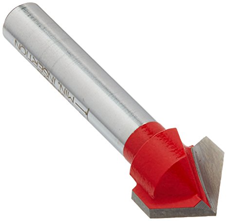 Freud 1/2" (Dia.) V Grooving Bit with 1/4" Shank (20-104)