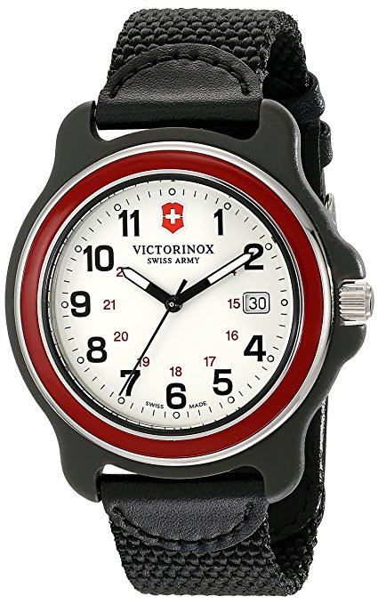 Victorinox Men's 249085 Original XL Swiss Quartz Watch With Black Nylon Band