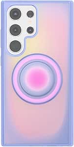 PopSockets Samsung Galaxy S24 Ultra Case Compatible with MagSafe, with Magnetic Round Phone Grip Included, Phone Case for Galaxy S24 Ultra - Aura