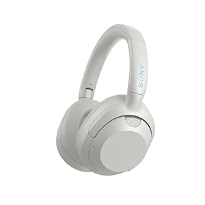 Sony ULT WEAR Headphones WH-ULT900N with Massive Bass,Noise Cancelling,30Hrs Battery,10 Min Charge=5Hrs Playback,360 Reality Audio,Wind Noise Reduction,Multipoint Connect,Quick Access,Fast Pair-White