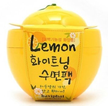 KOREAN COSMETICS, Baviphat_ Lemon whitening sleeping pack (100g, nutrition, moisturizing)[001KR]