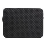 Laptop Sleeve EveCase 133  14 Laptop  Chromebook Ultrabook Notebook PC Diamond Foam Splash and Shock Resistant Neoprene Sleeve Case Travel Bag Black